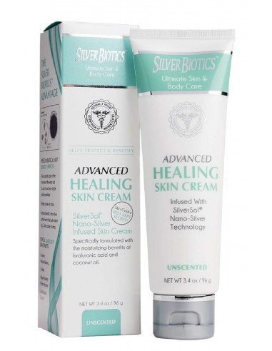 SilverBiotics® Advanced Healing Skin Cream Unscented 3.4oz